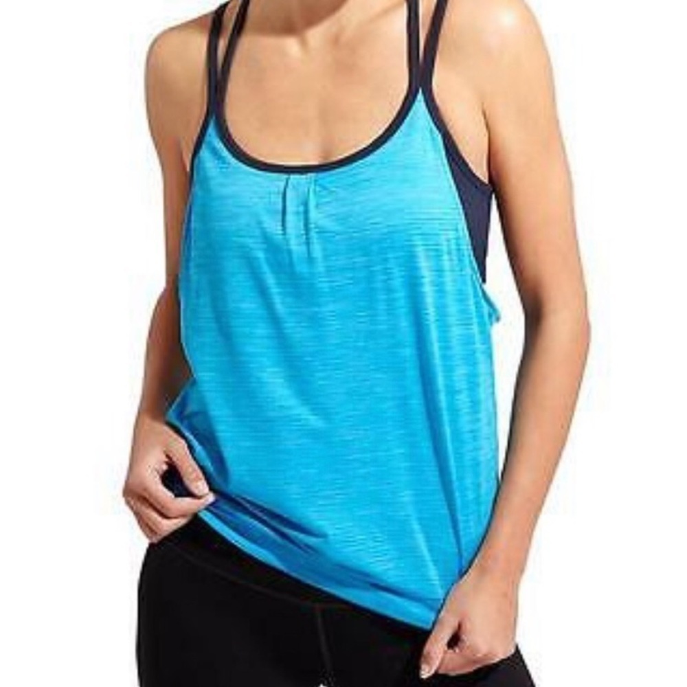 Athleta Energize Shadow Stripe Flash
Blue